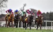 28 December 2019; Delta Work, with Jack Kennedy up, second from right, race past Monalee, with Rachael Blackmore up, right, to win the Savills Chase during Day Three of the Leopardstown Christmas Festival 2019 at Leopardstown Racecourse in Dublin. Photo by David Fitzgerald/Sportsfile