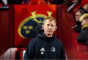 28 December 2019; Leinster head coach Leo Cullen prior to the Guinness PRO14 Round 9 match between Munster and Leinster at Thomond Park in Limerick. Photo by Ramsey Cardy/Sportsfile