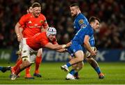28 December 2019; Rowan Osborne of Leinster is tackled by Fineen Wycherley of Munster during the Guinness PRO14 Round 9 match between Munster and Leinster at Thomond Park in Limerick. Photo by Diarmuid Greene/Sportsfile
