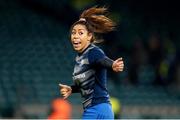 28 December 2019; Sene Naoupu of Leinster warms up before the Women's Rugby Friendly between Harlequins and Leinster at Twickenham Stadium in London, England. Photo by Matt Impey/Sportsfile