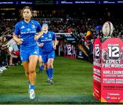28 December 2019; Sene Naoupu leads out the Leinster team before the Women's Rugby Friendly between Harlequins and Leinster at Twickenham Stadium in London, England. Photo by Matt Impey/Sportsfile