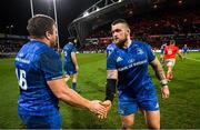 28 December 2019; Seán Cronin, left, and Andrew Porter of Leinster following the Guinness PRO14 Round 9 match between Munster and Leinster at Thomond Park in Limerick. Photo by Ramsey Cardy/Sportsfile