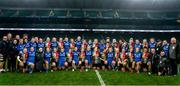 28 December 2019; Players from both teams pose for a photo following the Women's Rugby Friendly between Harlequins and Leinster at Twickenham Stadium in London, England. Photo by Matt Impey/Sportsfile