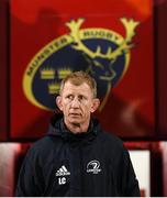 28 December 2019; Leinster head coach Leo Cullen ahead of the Guinness PRO14 Round 9 match between Munster and Leinster at Thomond Park in Limerick. Photo by Ramsey Cardy/Sportsfile