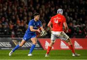 28 December 2019; Ross Byrne of Leinster during the Guinness PRO14 Round 9 match between Munster and Leinster at Thomond Park in Limerick. Photo by Ramsey Cardy/Sportsfile