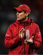 28 December 2019; Munster senior coach Stephen Larkham ahead of the Guinness PRO14 Round 9 match between Munster and Leinster at Thomond Park in Limerick. Photo by Ramsey Cardy/Sportsfile