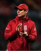 28 December 2019; Munster senior coach Stephen Larkham ahead of the Guinness PRO14 Round 9 match between Munster and Leinster at Thomond Park in Limerick. Photo by Ramsey Cardy/Sportsfile