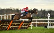 29 December 2019; Stormy Ireland, with Paul Townend up, clear the last on their way to winning the Advent Insurance Irish EBF Mares Hurdle during Day Four of the Leopardstown Christmas Festival 2019 at Leopardstown Racecourse in Dublin. Photo by David Fitzgerald/Sportsfile