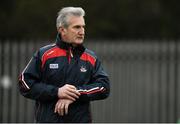 29 December 2019; Cork manager Kieran Kingston prior to the Co-op Superstores Munster Hurling League 2020 Group B match between Waterford and Cork at Fraher Field in Dungarvan, Waterford. Photo by Eóin Noonan/Sportsfile