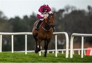 29 December 2019; Battleoverdoyen, with Davy Russell up, on their way to winning the Neville Hotels Novice Steeplechase during Day Four of the Leopardstown Christmas Festival 2019 at Leopardstown Racecourse in Dublin. Photo by Harry Murphy/Sportsfile