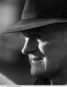 29 December 2019; (EDITOR'S NOTE: Image has been converted to black & white) Trainer Willie Mullins during Day Four of the Leopardstown Christmas Festival 2019 at Leopardstown Racecourse in Dublin. Photo by David Fitzgerald/Sportsfile