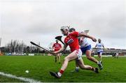 29 December 2019; Tommy O’Connell of Cork in action against Jake Dillon of Waterford during the Co-op Superstores Munster Hurling League 2020 Group B match between Waterford and Cork at Fraher Field in Dungarvan, Waterford. Photo by Eóin Noonan/Sportsfile