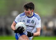 29 December 2019; Aaron Mulligan of Monaghan in action during the Bank of Ireland Dr McKenna Cup Round 1 match between Monaghan and Derry at Grattan Park in Inniskeen, Monaghan. Photo by Philip Fitzpatrick/Sportsfile