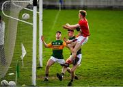 29 December 2019; Damien Gore of Cork scores his side's third goal past James McCarthy of Kerry during the 2020 McGrath Cup Group B match between Kerry and Cork at Austin Stack Park in Tralee, Kerry. Photo by Brendan Moran/Sportsfile