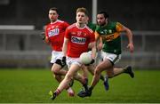 29 December 2019; Paul Ring of Cork in action against Cormac Coffey of Kerry during the 2020 McGrath Cup Group B match between Kerry and Cork at Austin Stack Park in Tralee, Kerry. Photo by Brendan Moran/Sportsfile