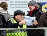 29 December 2019; Monaghan supporter Peter Meegan during the Bank of Ireland Dr McKenna Cup Round 1 match between Monaghan and Derry at Grattan Park in Inniskeen, Monaghan. Photo by Philip Fitzpatrick/Sportsfile