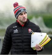 29 December 2019; Derry manager Rory Gallagher during the Bank of Ireland Dr McKenna Cup Round 1 match between Monaghan and Derry at Grattan Park in Inniskeen, Monaghan. Photo by Philip Fitzpatrick/Sportsfile