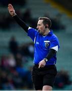 29 December 2019; Referee Derek O'Mahoney during the 2020 McGrath Cup Group B match between Kerry and Cork at Austin Stack Park in Tralee, Kerry. Photo by Brendan Moran/Sportsfile