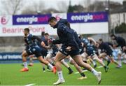 30 December 2019; Cian Kelleher during Leinster Rugby squad training at Energia Park in Donnybrook, Dublin. Photo by Ramsey Cardy/Sportsfile
