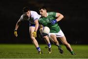 2 January 2020; Padraig Scanlan of Limerick in action against Robbie Flynn of Waterford United the 2020 McGrath Cup Group A match between Waterford and Limerick at Fraher Field in Dungarvan, Waterford. Photo by Matt Browne/Sportsfile