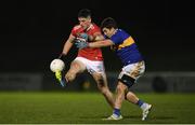 2 January 2020; Colm O’ Callaghan of Cork is tackled by Robbie Kiely of Tipperary during the 2020 McGrath Cup Group B match between Cork and Tipperary at Mallow GAA Grounds in Mallow, Co Cork. Photo by Eóin Noonan/Sportsfile