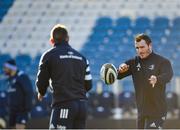 3 January 2020; Peter Dooley, right, during a Leinster Rugby captain's run at the RDS Arena in Dublin. Photo by Seb Daly/Sportsfile
