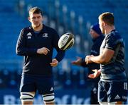 3 January 2020; Ross Molony, left, and Scott Penny during a Leinster Rugby captain's run at the RDS Arena in Dublin. Photo by Seb Daly/Sportsfile