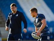 3 January 2020; Scott Penny, right, and Ross Molony during a Leinster Rugby captain's run at the RDS Arena in Dublin. Photo by Seb Daly/Sportsfile