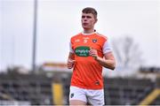 29 December 2019; Oisin O'Neill of Armagh ahead of the Bank of Ireland Dr McKenna Cup Round 1 match between Cavan and Armagh at Kingspan Breffni in Cavan. Photo by Ben McShane/Sportsfile