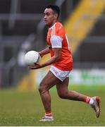 29 December 2019; Jemar Hall of Armagh during the Bank of Ireland Dr McKenna Cup Round 1 match between Cavan and Armagh at Kingspan Breffni in Cavan. Photo by Ben McShane/Sportsfile