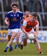 29 December 2019; Oisin O'Neill of Armagh and Oisin Kiernan of Cavan during the Bank of Ireland Dr McKenna Cup Round 1 match between Cavan and Armagh at Kingspan Breffni in Cavan. Photo by Ben McShane/Sportsfile