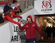 3 January 2020; Peter O'Mahony of Munster arrives prior to the Guinness PRO14 Round 10 match between Ulster and Munster at Kingspan Stadium in Belfast. Photo by Harry Murphy/Sportsfile