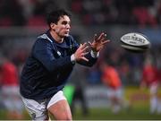 3 January 2020; Joey Carbery of Munster warms-up prior to the Guinness PRO14 Round 10 match between Ulster and Munster at Kingspan Stadium in Belfast. Photo by Harry Murphy/Sportsfile