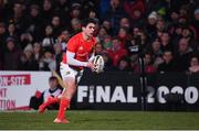3 January 2020; Joey Carbery of Munster during the Guinness PRO14 Round 10 match between Ulster and Munster at Kingspan Stadium in Belfast. Photo by Harry Murphy/Sportsfile
