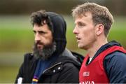 4 January 2020; Wexford physio Donnchadh Walsh with manager Paul Galvin during the 2020 O'Byrne Cup Round 2 match between Offaly and Wexford at Faithful Fields in Kilcormac, Offaly. Photo by Matt Browne/Sportsfile