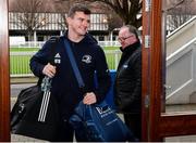 4 January 2020; Leinster sports scientist Jack O'Brien arrives prior to the Guinness PRO14 Round 10 match between Leinster and Connacht at the RDS Arena in Dublin. Photo by Sam Barnes/Sportsfile