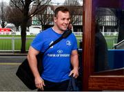 4 January 2020; Ed Byrne of Leinster arrives prior to the Guinness PRO14 Round 10 match between Leinster and Connacht at the RDS Arena in Dublin. Photo by Sam Barnes/Sportsfile