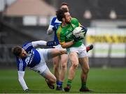 4 January 2020; Eoin Lynch of Meath in action against Gearoid Hanrahan of Laois during the 2020 O'Byrne Cup Round 2 match between Meath and Laois at Pairc Tailteann in Navan, Meath. Photo by Harry Murphy/Sportsfile