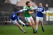 4 January 2020; Eoin Lynch of Meath in action against Gearoid Hanrahan of Laois during the 2020 O'Byrne Cup Round 2 match between Meath and Laois at Pairc Tailteann in Navan, Meath. Photo by Harry Murphy/Sportsfile