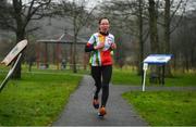 4 January 2020; Grayna Zelazna during the Con Smith parkrun in partnership with Vhi at Con Smith park in Cavan. Parkrun Ireland in partnership with Vhi, added a new parkrun at Con Smith park in Cavan on Saturday, 4th January, with the introduction of the Con Smith parkrun. Parkruns take place over a 5km course weekly, are free to enter and are open to all ages and abilities, providing a fun and safe environment to enjoy exercise. To register for a parkrun near you visit www.parkrun.ie. Photo by David Fitzgerald/Sportsfile