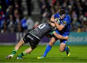 4 January 2020; Fergus McFadden of Leinster is tackled by Conor Fitzgerald of Connacht during the Guinness PRO14 Round 10 match between Leinster and Connacht at the RDS Arena in Dublin. Photo by Seb Daly/Sportsfile