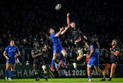 4 January 2020; Gavin Thornbury of Connacht and Luke McGrath of Leinster contest a high ball during the Guinness PRO14 Round 10 match between Leinster and Connacht at the RDS Arena in Dublin. Photo by Sam Barnes/Sportsfile