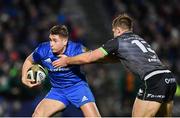 4 January 2020; Jordan Larmour of Leinster in action against Kyle Godwin of Connacht during the Guinness PRO14 Round 10 match between Leinster and Connacht at the RDS Arena in Dublin. Photo by Seb Daly/Sportsfile