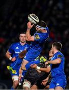 4 January 2020; Fergus McFadden of Leinster fields a high ball during the Guinness PRO14 Round 10 match between Leinster and Connacht at the RDS Arena in Dublin. Photo by Sam Barnes/Sportsfile