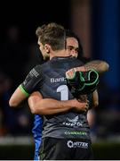 4 January 2020; Joe Tomane of Leinster and Kyle Godwin of Connacht embrace following the Guinness PRO14 Round 10 match between Leinster and Connacht at the RDS Arena in Dublin. Photo by Seb Daly/Sportsfile