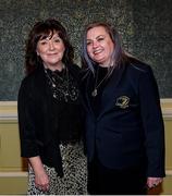 4 January 2020; Jacinta O'Rourke and Debbie Carthy during the Leinster Junior Rugby lunch at the Intercontinental Hotel in Ballsbridge, Dublin. This is the third year that the lunch has been held in celebration of Junior Club Rugby in Leinster. Photo by Ramsey Cardy/Sportsfile