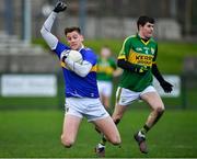 5 January 2020; Conor Sweeney of Tipperary calls for a mark ahead of Sean T Dillon of Kerry during the 2020 McGrath Cup Group B match between Tipperary and Kerry at Clonmel Sportsfield in Clonmel, Tipperary. Photo by Brendan Moran/Sportsfile