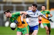 5 January 2020; Daire O'Baoill of Donegal in action against Carl O'Conaill of Monaghan during the Bank of Ireland Dr McKenna Cup Round 2 match between Donegal and Monaghan at Páirc MacCumhaill in Ballybofey, Donegal. Photo by Philip Fitzpatrick/Sportsfile