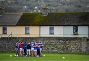 5 January 2020; The Tipperary team gather in a huddle after their warm up prior to the 2020 McGrath Cup Group B match between Tipperary and Kerry at Clonmel Sportsfield in Clonmel, Tipperary. Photo by Brendan Moran/Sportsfile