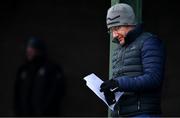 5 January 2020; A supporter checks the teams in the match programme prior to the 2020 McGrath Cup Group B match between Tipperary and Kerry at Clonmel Sportsfield in Clonmel, Tipperary. Photo by Brendan Moran/Sportsfile